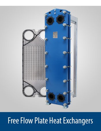 Free Flow Plate Heat Exchangers