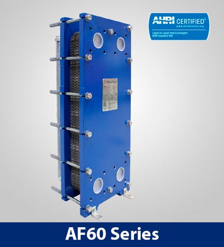 AHRI Certified plate heat exchangers AF60