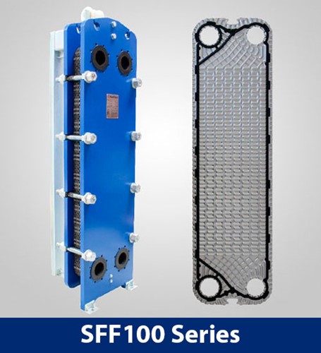 free flow plate heat exchanger SFF100