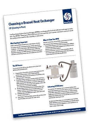 CIP Cleaning Guide Brazed Heat Exchanger